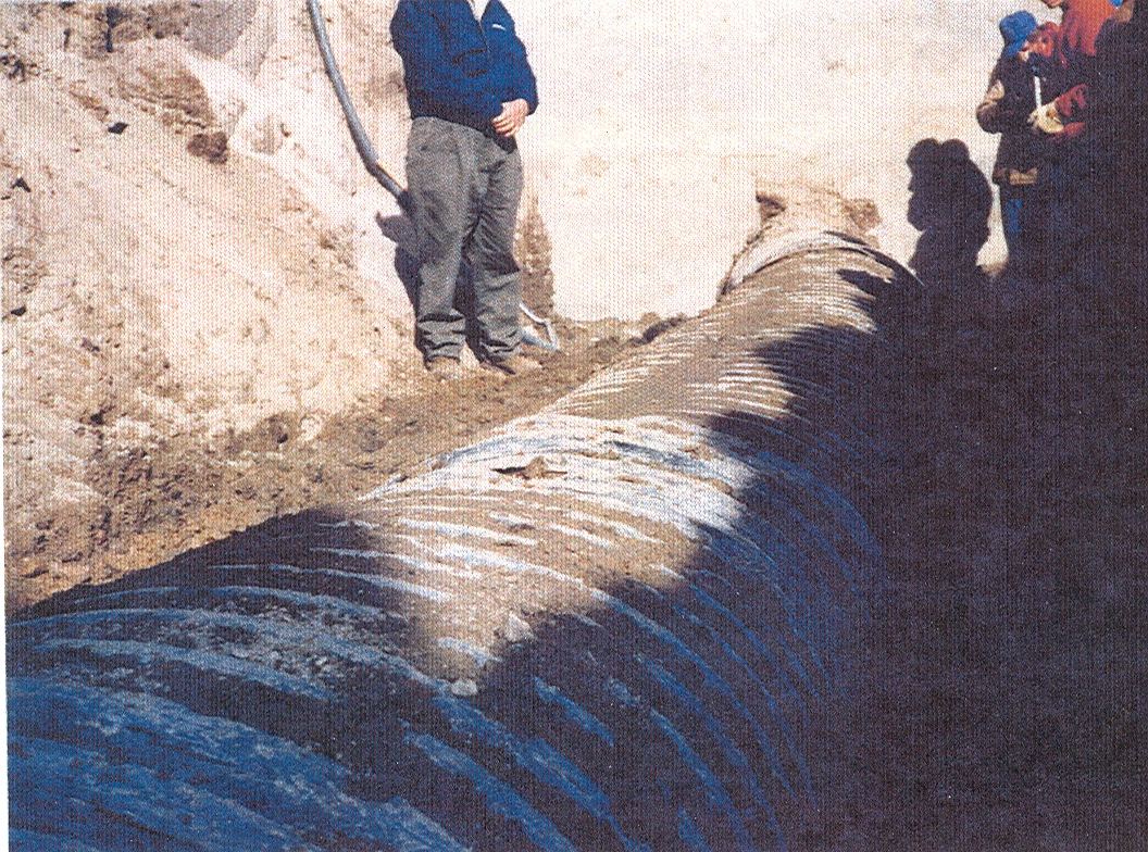 fig 11-02 Failed Pipe with 30 Percent Deformation